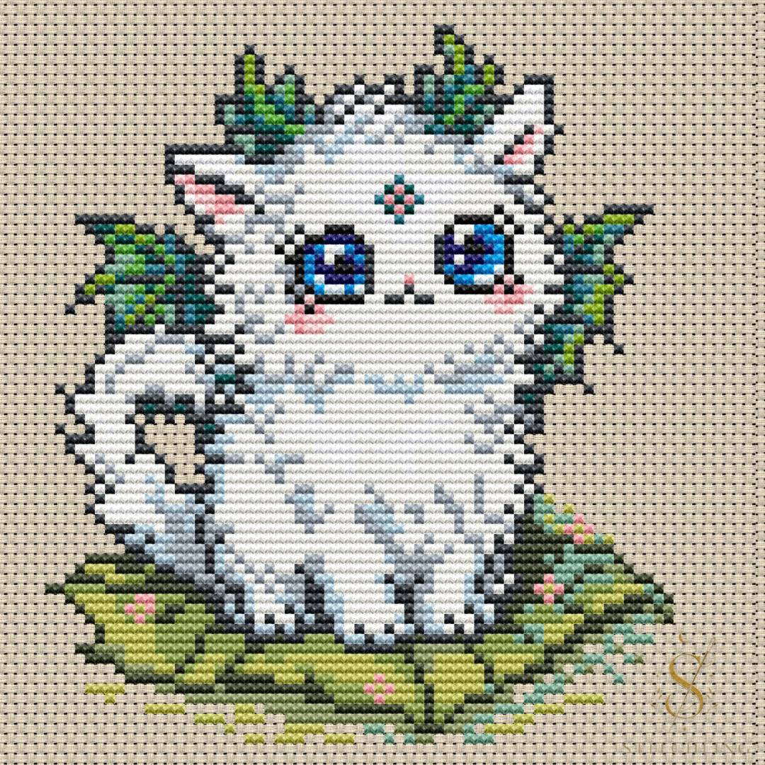 Luma Harmony Guardian cross stitch pattern with magical Beastie story cards.